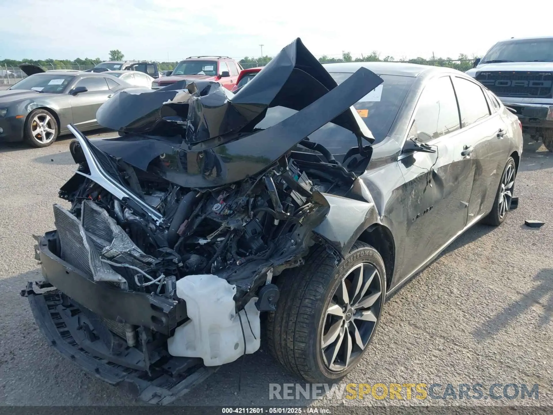 2 fotografías del automóvil dañado 1G1ZG5ST1PF147614 CHEVROLET MALIBU 2023