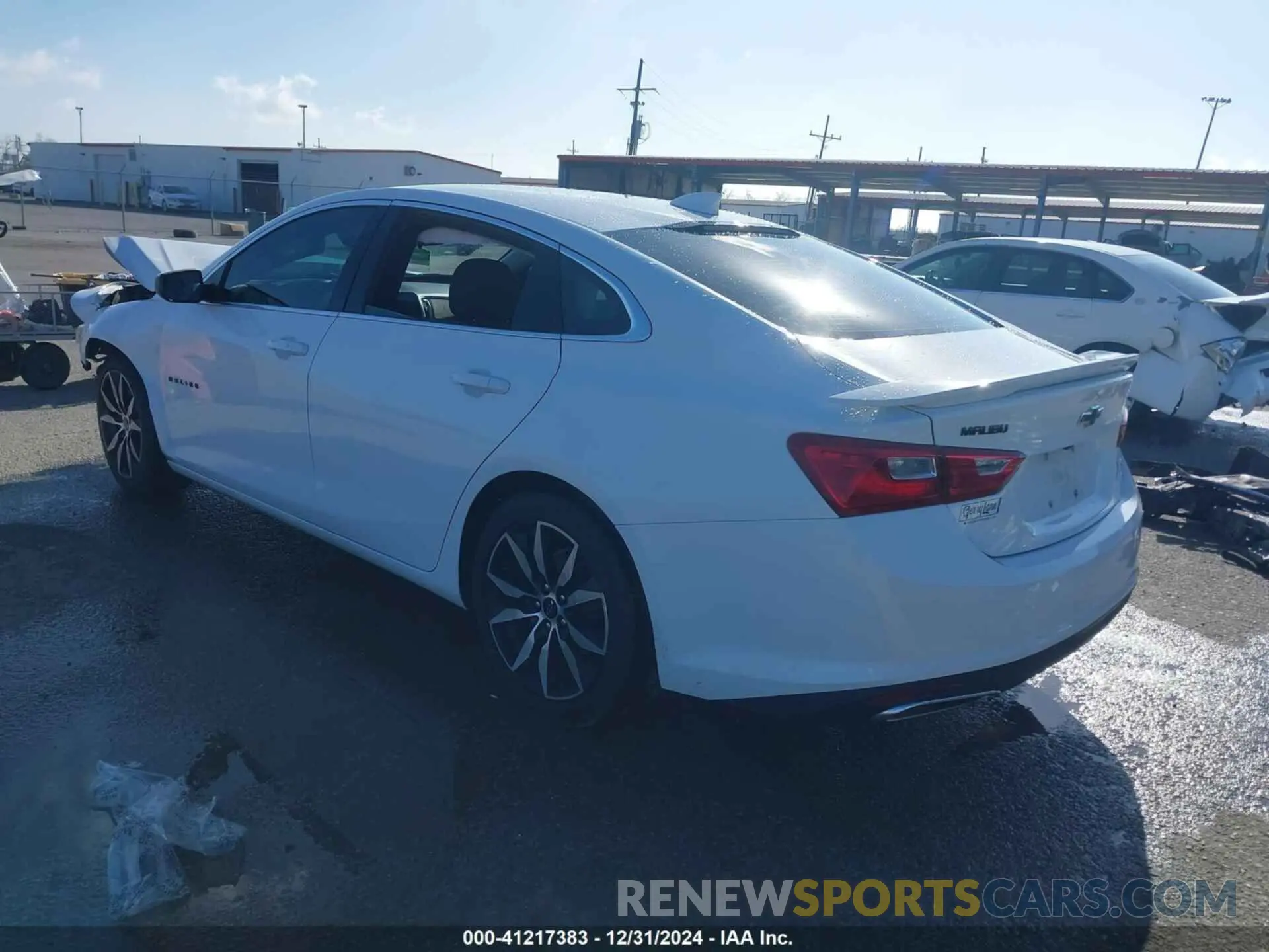 3 fotografías del automóvil dañado 1G1ZG5ST1PF251147 CHEVROLET MALIBU 2023
