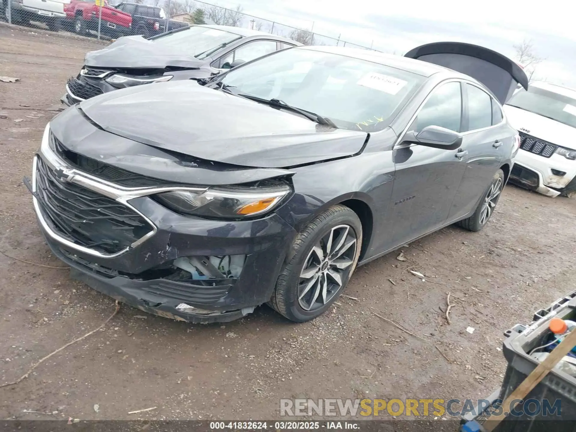 2 fotografías del automóvil dañado 1G1ZG5ST7PF243392 CHEVROLET MALIBU 2023