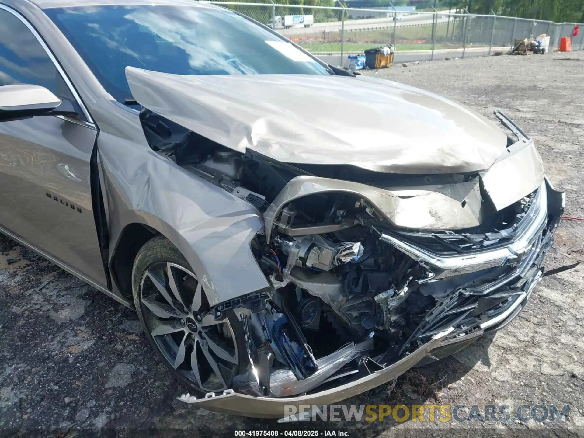 6 fotografías del automóvil dañado 1G1ZG5STXPF195273 CHEVROLET MALIBU 2023
