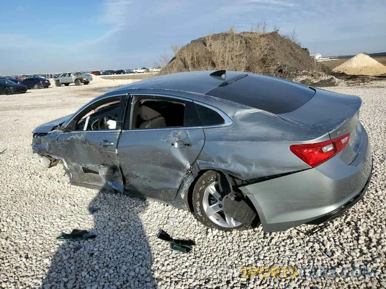 2 fotografías del automóvil dañado 1G1ZB5ST2RF149535 CHEVROLET MALIBU 2024