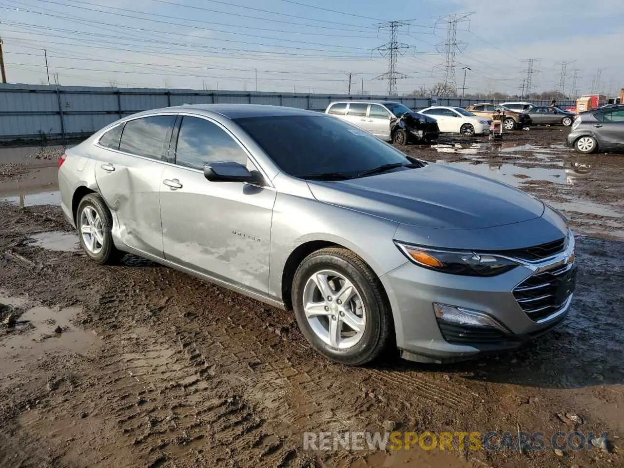 4 fotografías del automóvil dañado 1G1ZB5ST7RF200902 CHEVROLET MALIBU 2024
