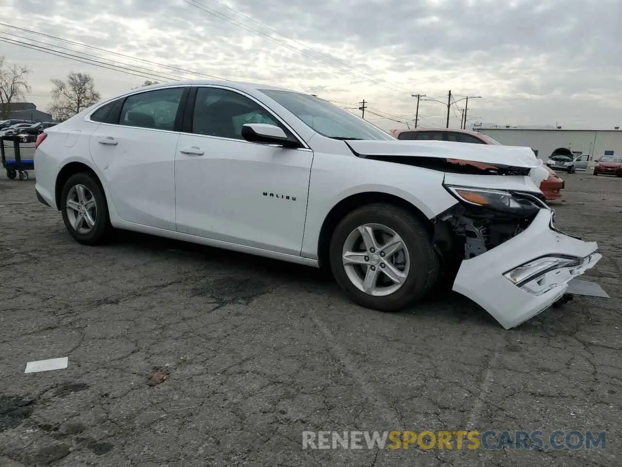 4 fotografías del automóvil dañado 1G1ZB5ST9RF105015 CHEVROLET MALIBU 2024