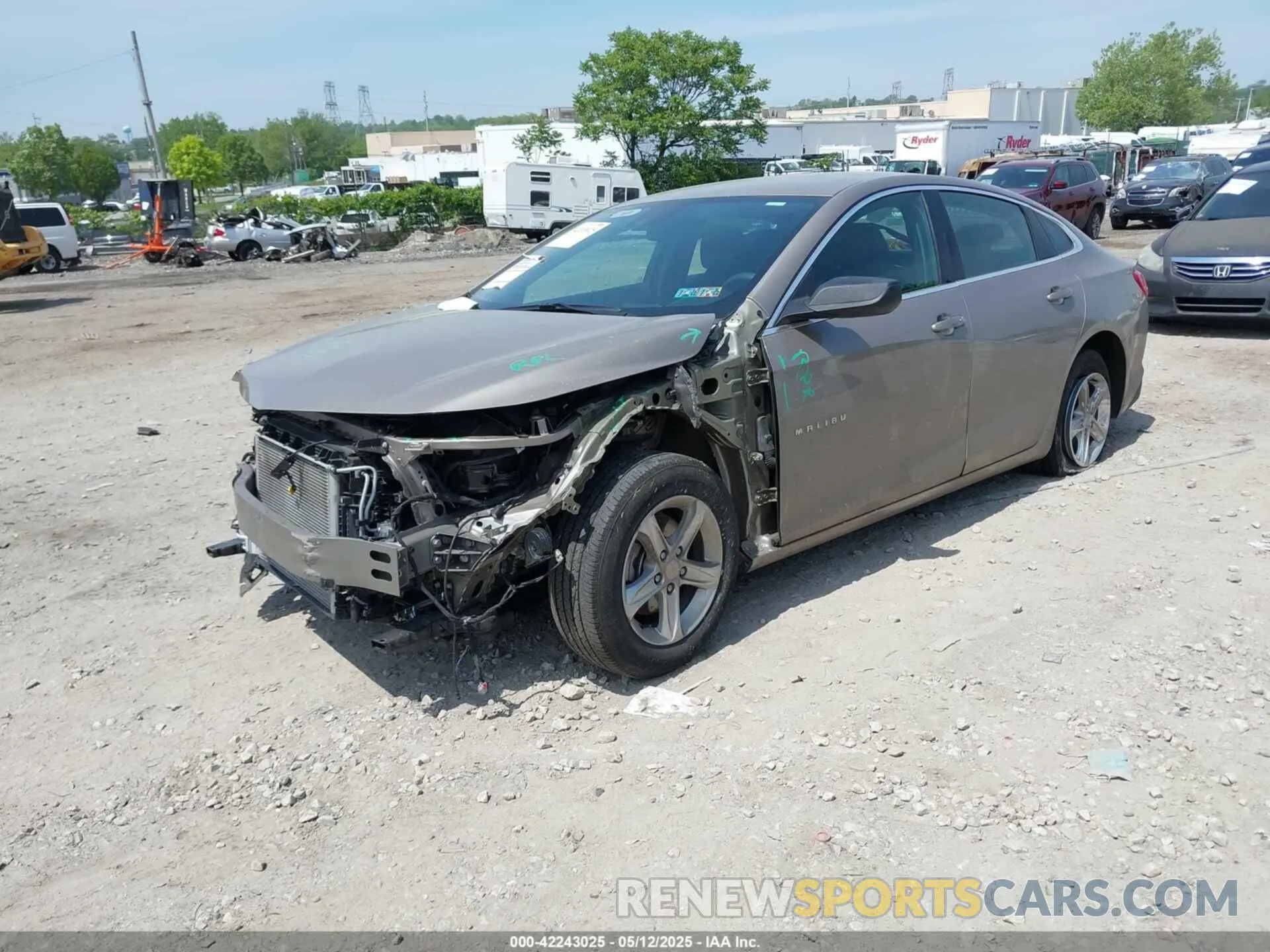 2 fotografías del automóvil dañado 1G1ZC5ST2RF232265 CHEVROLET MALIBU 2024