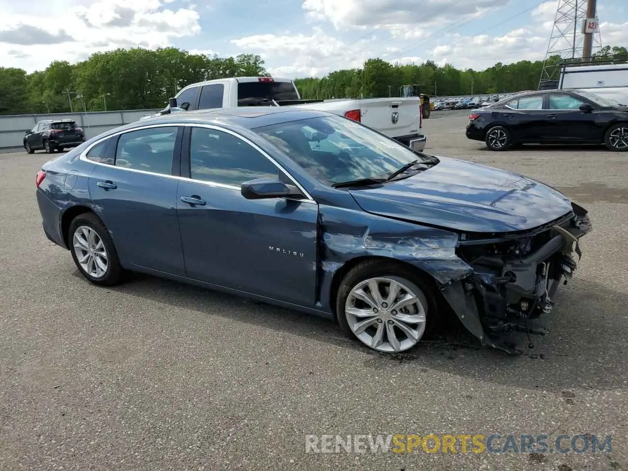 4 fotografías del automóvil dañado 1G1ZD5ST0RF204297 CHEVROLET MALIBU 2024