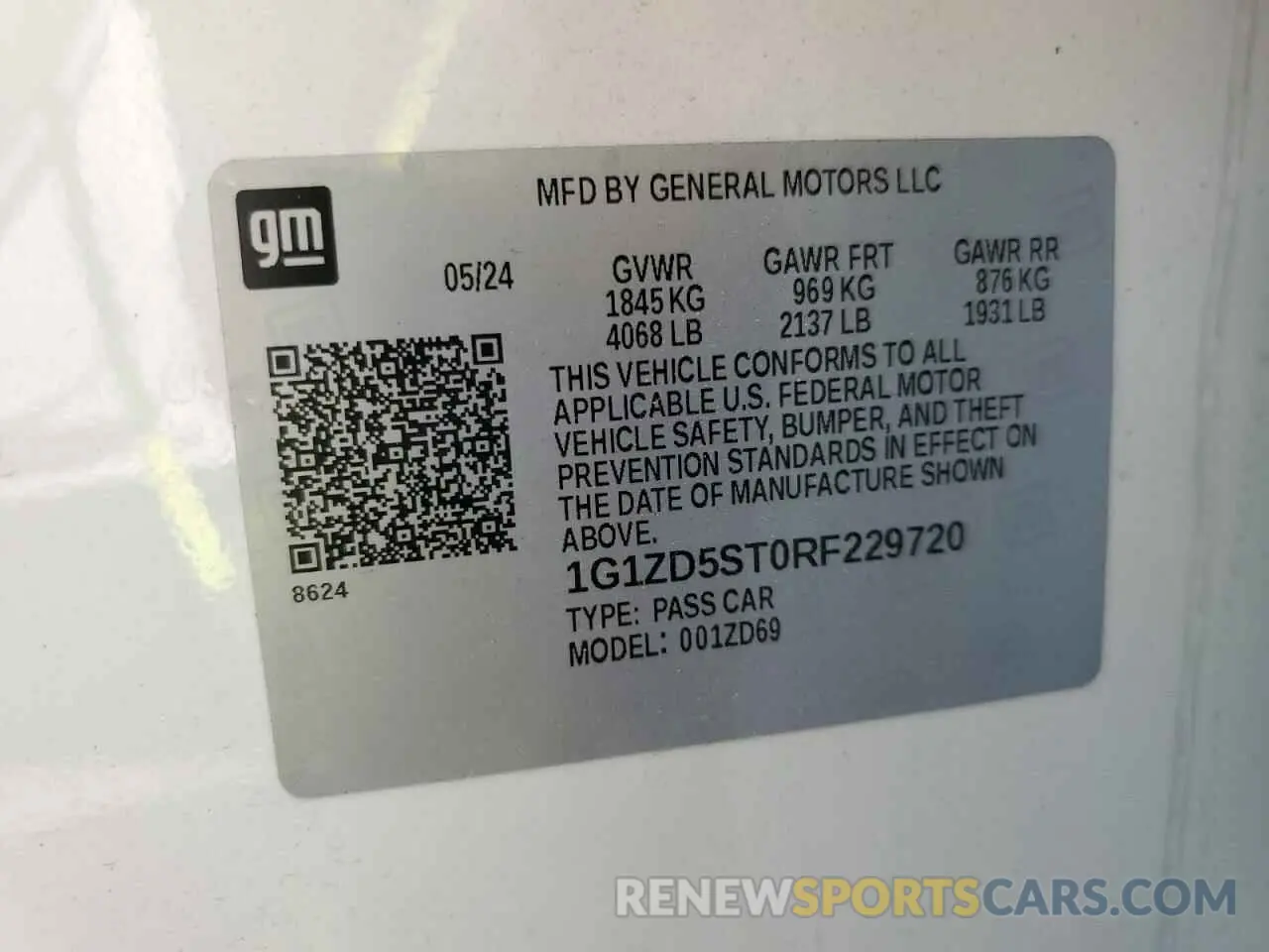 13 fotografías del automóvil dañado 1G1ZD5ST0RF229720 CHEVROLET MALIBU 2024