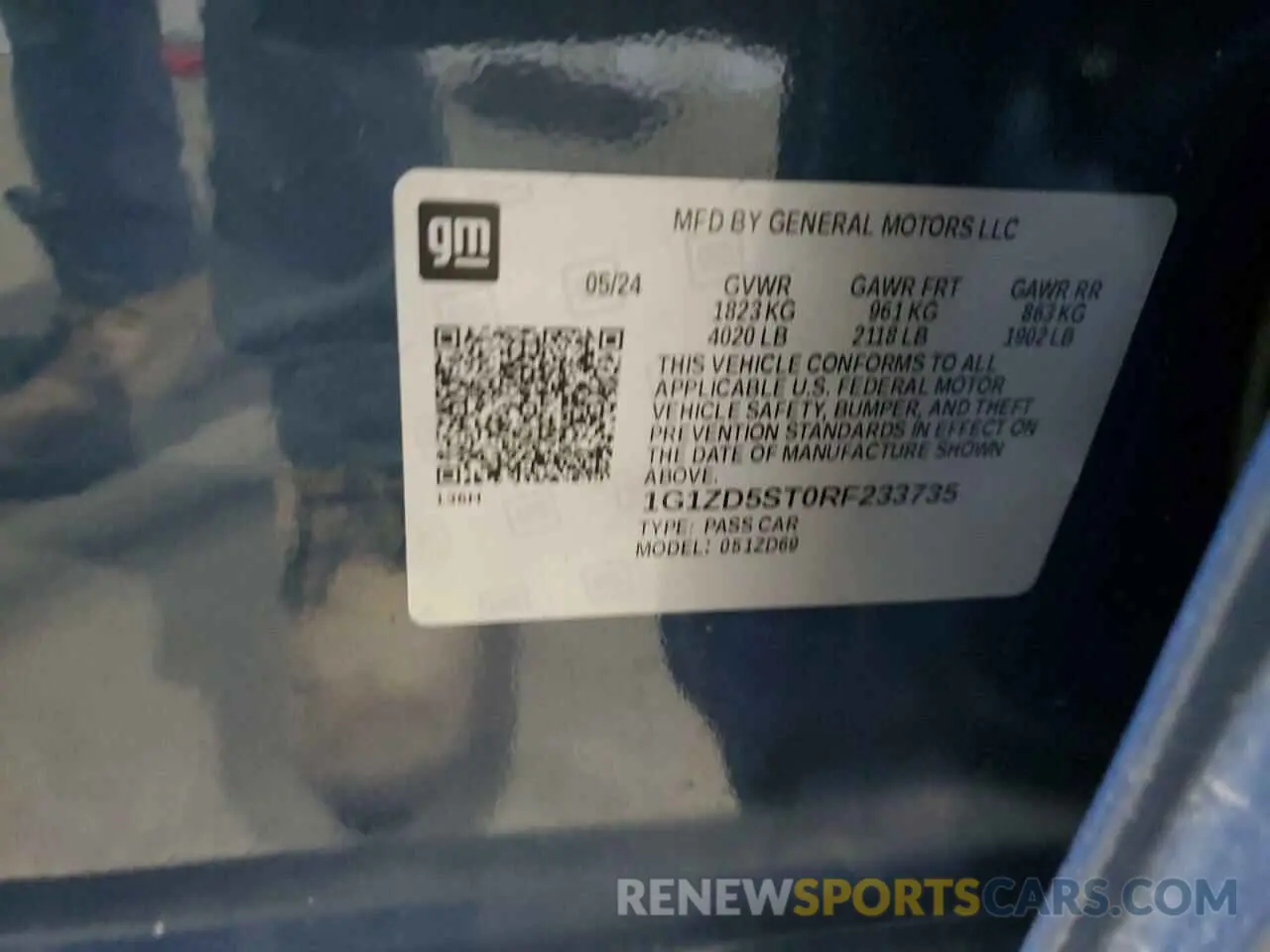 12 fotografías del automóvil dañado 1G1ZD5ST0RF233735 CHEVROLET MALIBU 2024