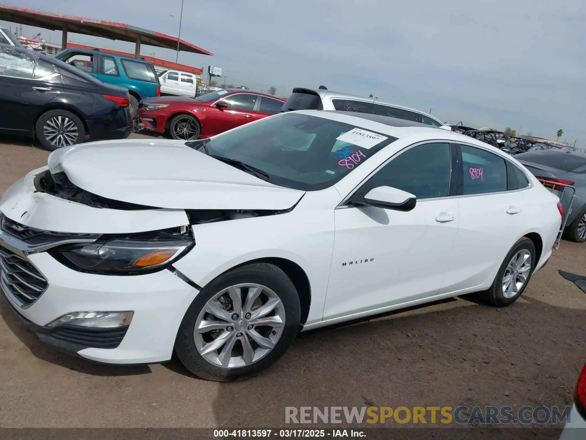 14 fotografías del automóvil dañado 1G1ZD5ST1RF130730 CHEVROLET MALIBU 2024