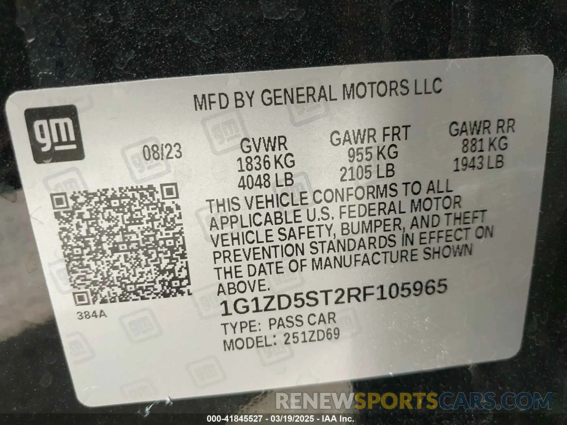 9 fotografías del automóvil dañado 1G1ZD5ST2RF105965 CHEVROLET MALIBU 2024