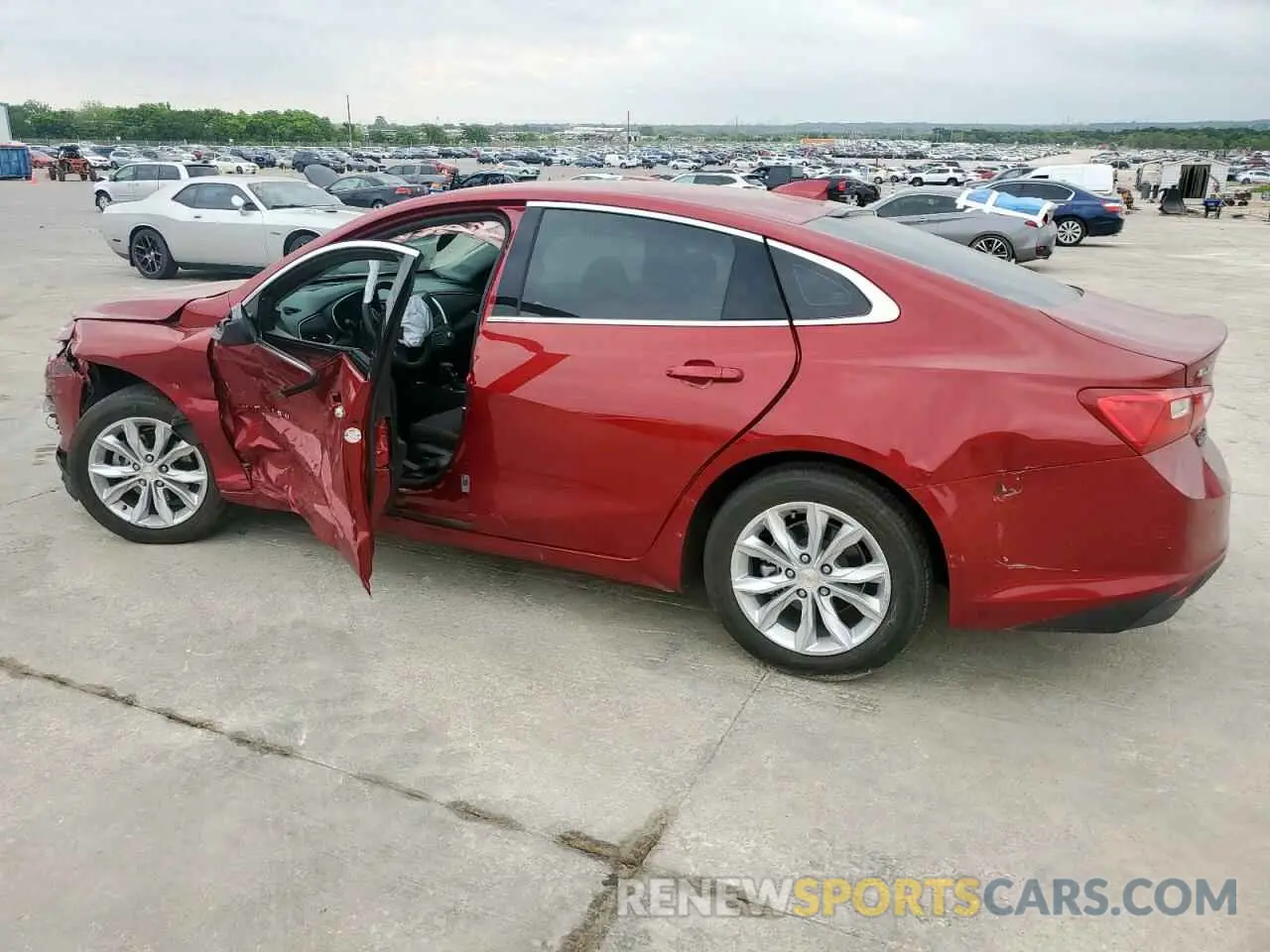 2 fotografías del automóvil dañado 1G1ZD5ST2RF188605 CHEVROLET MALIBU 2024