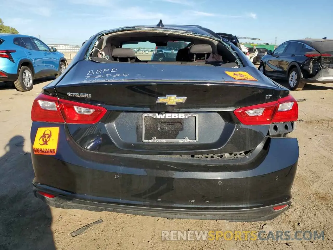 6 fotografías del automóvil dañado 1G1ZD5ST2RF211266 CHEVROLET MALIBU 2024