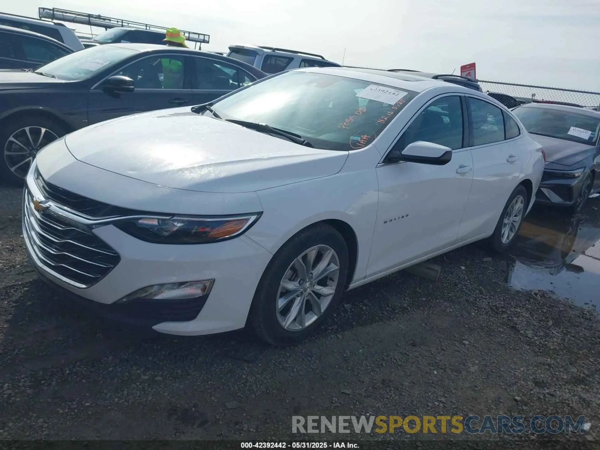 2 fotografías del automóvil dañado 1G1ZD5ST3RF124492 CHEVROLET MALIBU 2024