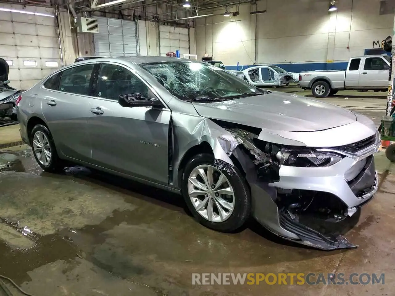 4 fotografías del automóvil dañado 1G1ZD5ST3RF163776 CHEVROLET MALIBU 2024