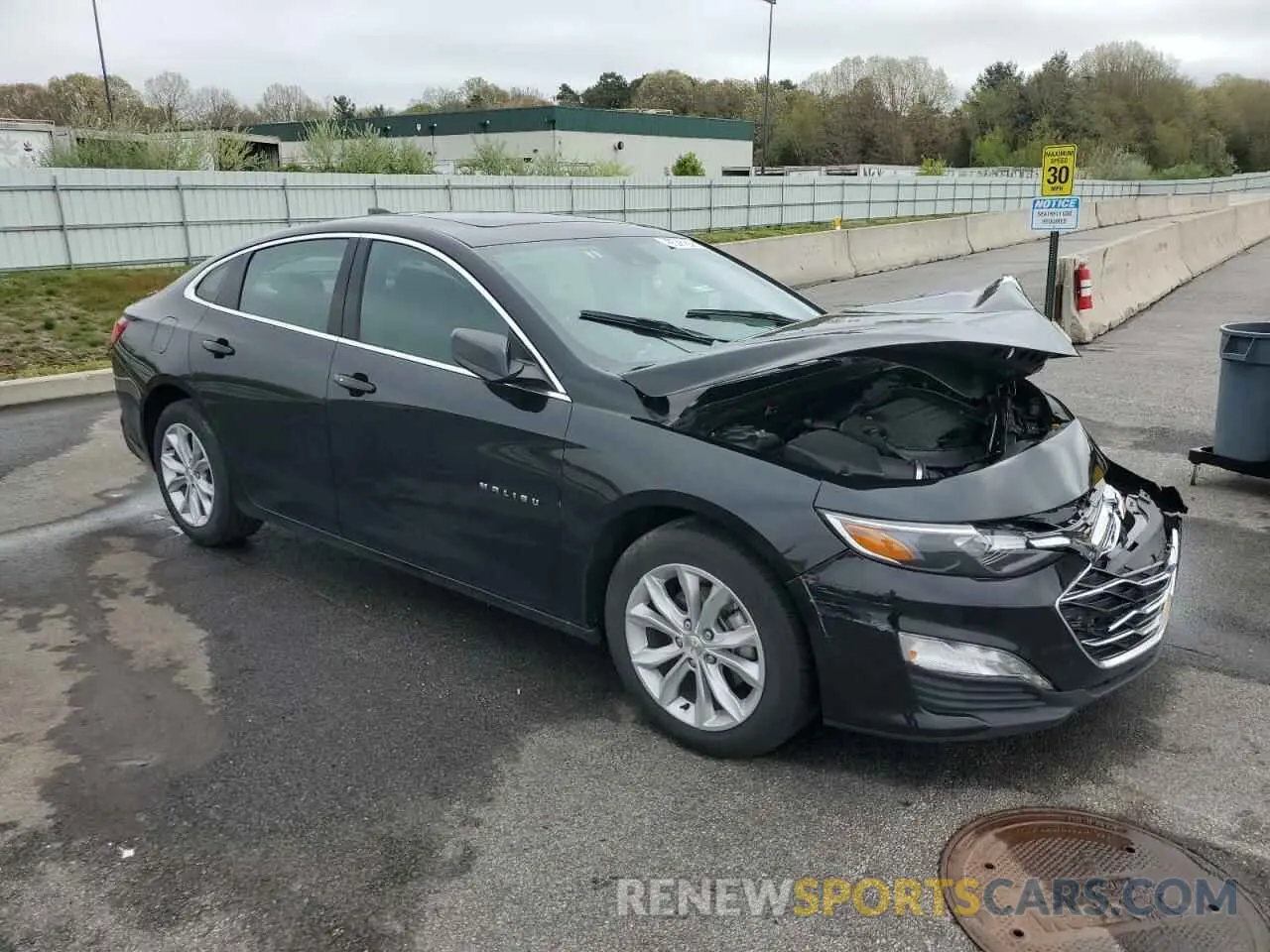 4 fotografías del automóvil dañado 1G1ZD5ST4RF240400 CHEVROLET MALIBU 2024