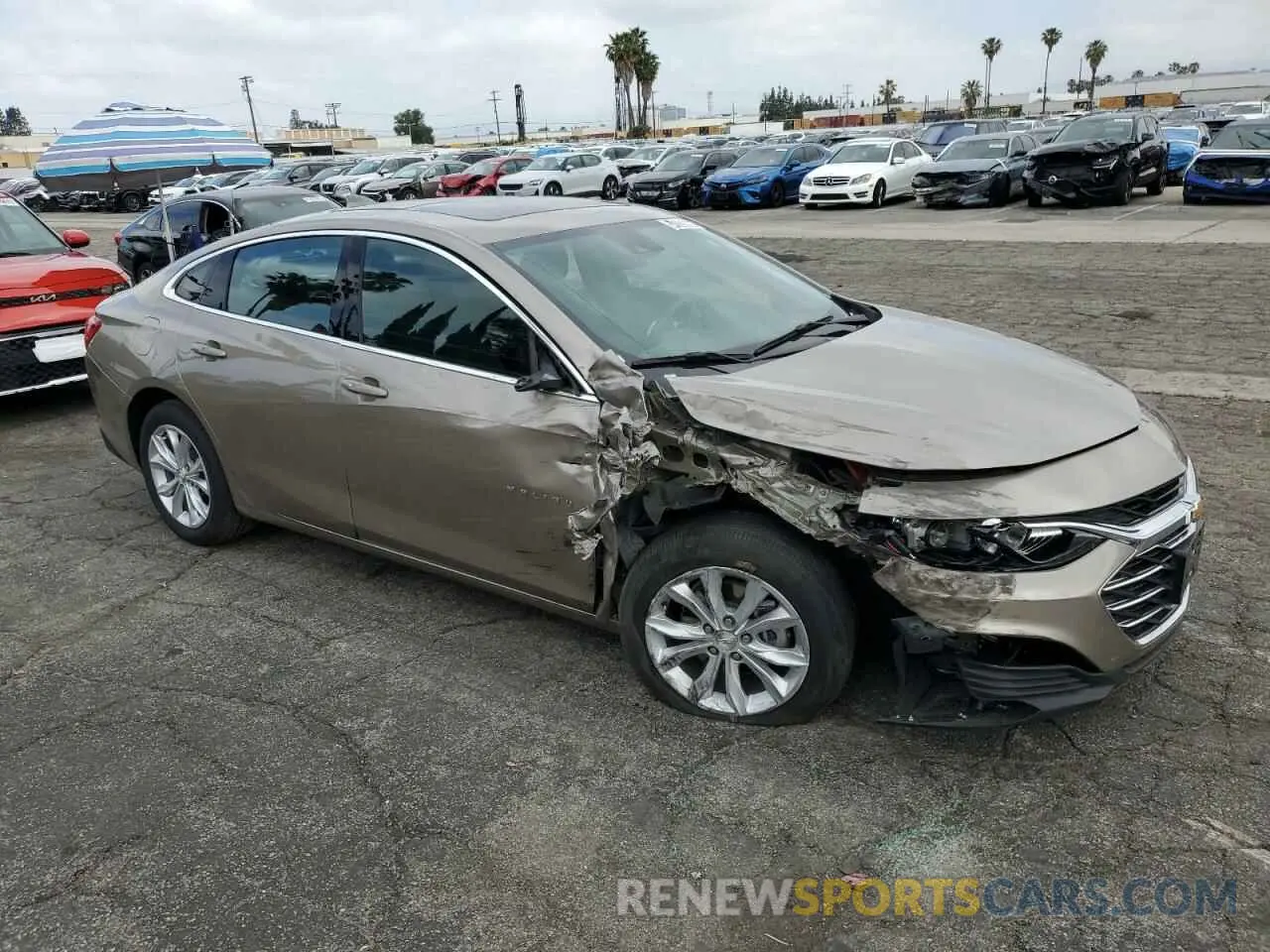 4 fotografías del automóvil dañado 1G1ZD5ST5RF239465 CHEVROLET MALIBU 2024