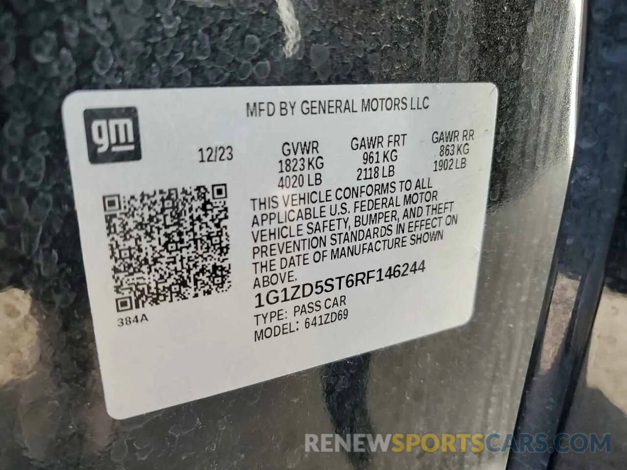 13 fotografías del automóvil dañado 1G1ZD5ST6RF146244 CHEVROLET MALIBU 2024
