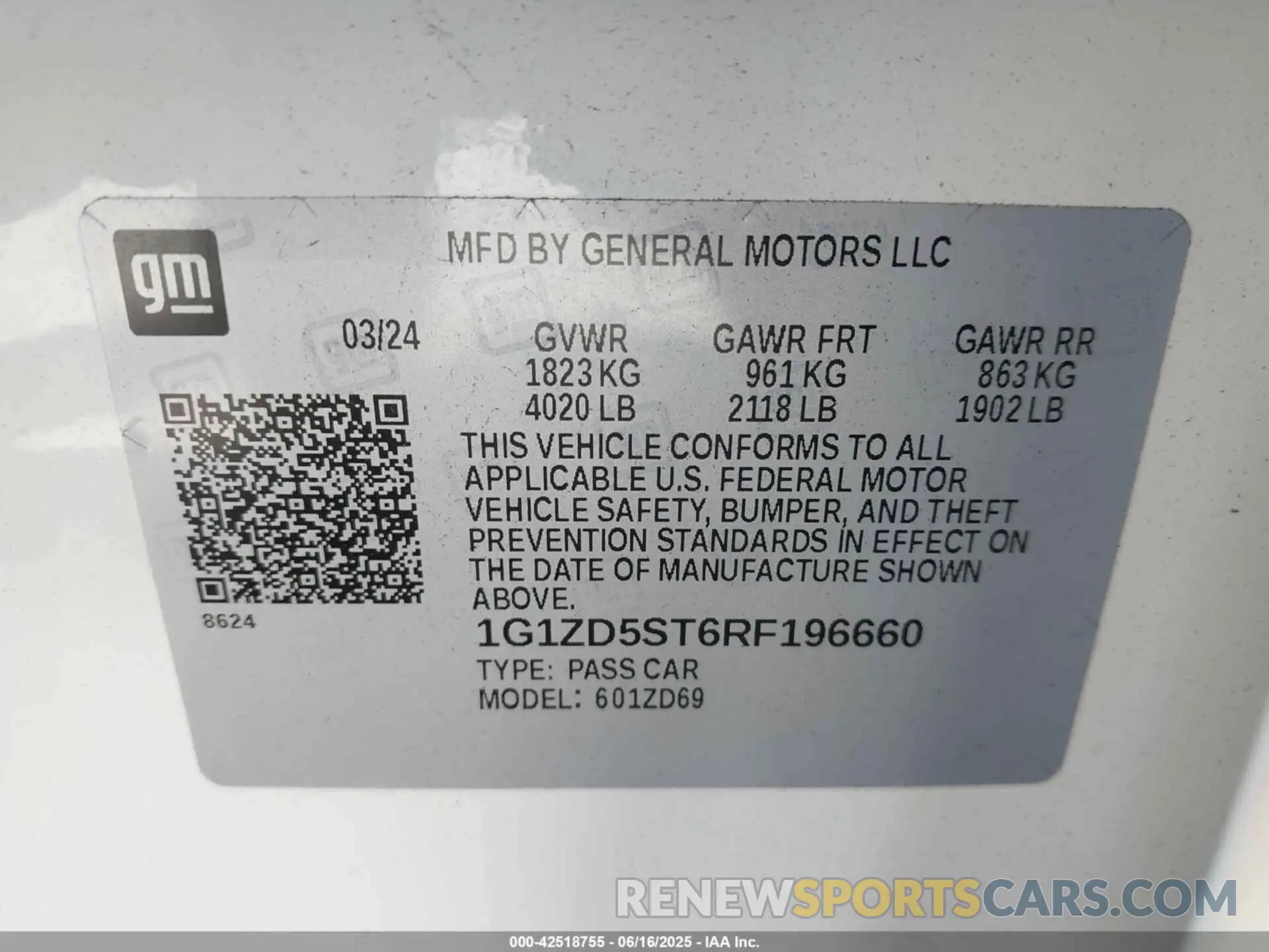 9 fotografías del automóvil dañado 1G1ZD5ST6RF196660 CHEVROLET MALIBU 2024