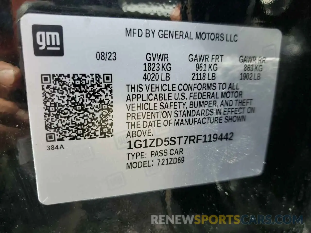 13 fotografías del automóvil dañado 1G1ZD5ST7RF119442 CHEVROLET MALIBU 2024