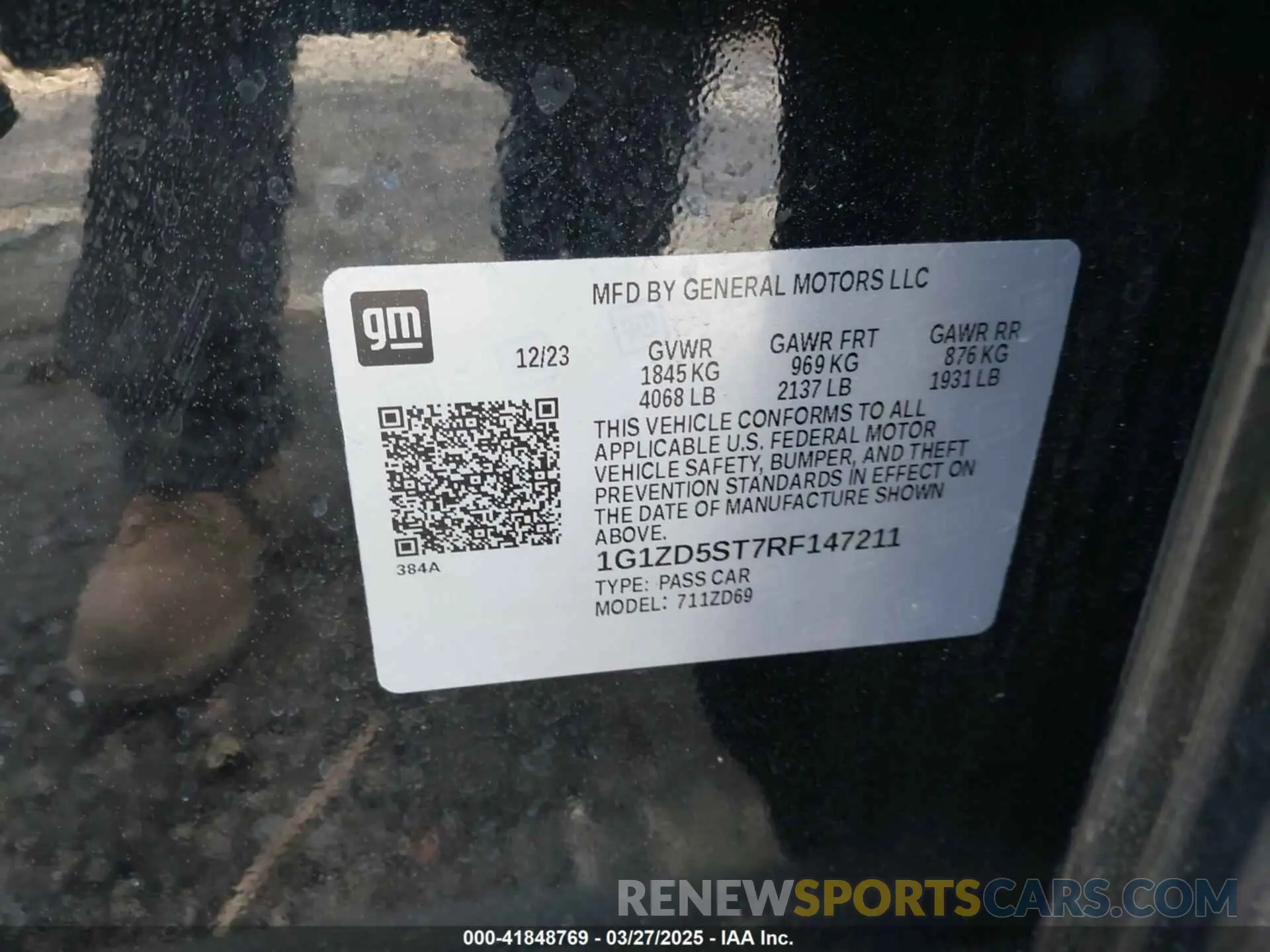 9 fotografías del automóvil dañado 1G1ZD5ST7RF147211 CHEVROLET MALIBU 2024