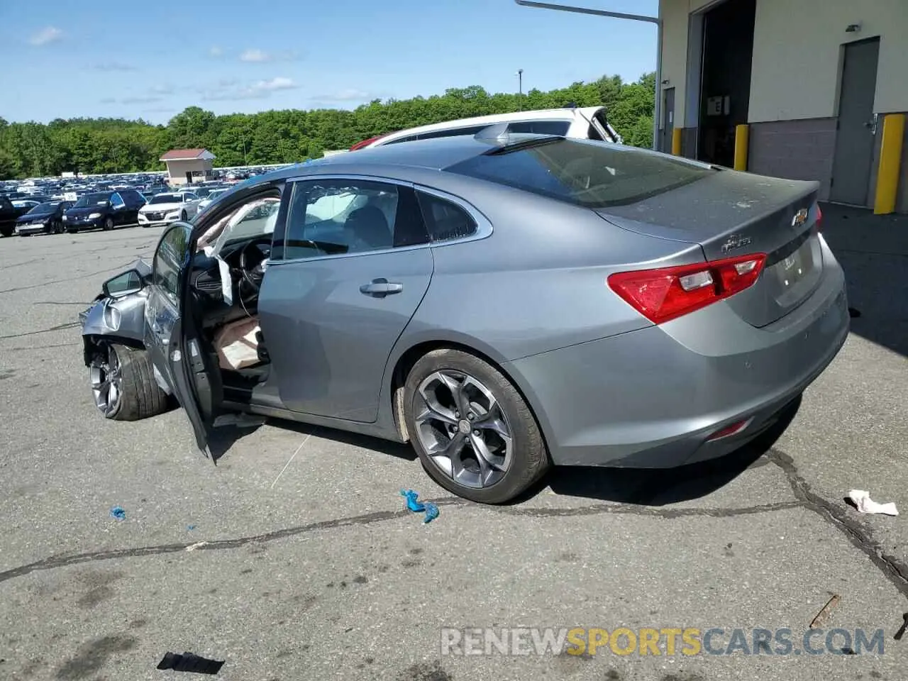 2 fotografías del automóvil dañado 1G1ZD5ST7RF160380 CHEVROLET MALIBU 2024