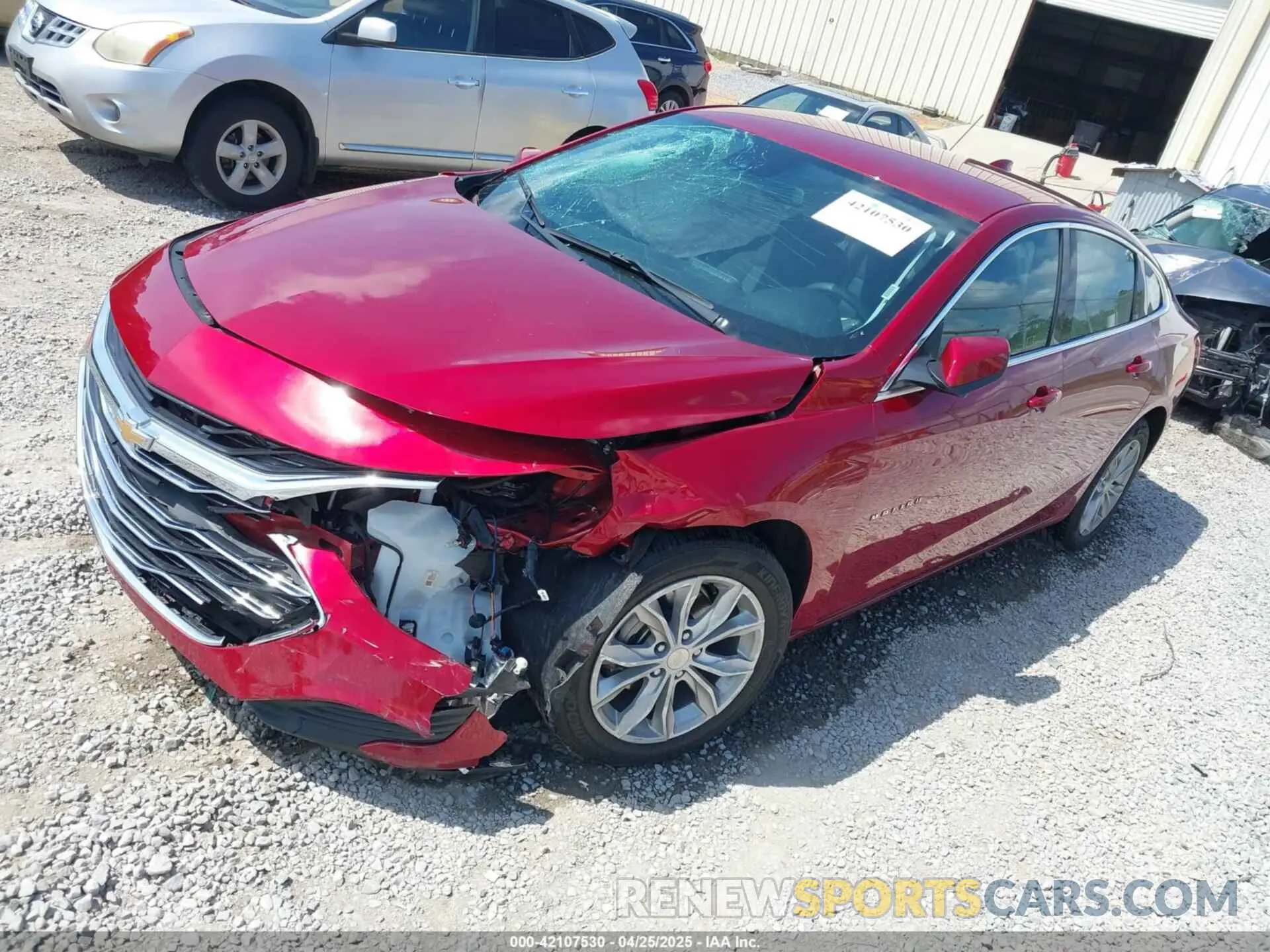 2 fotografías del automóvil dañado 1G1ZD5ST7RF171105 CHEVROLET MALIBU 2024