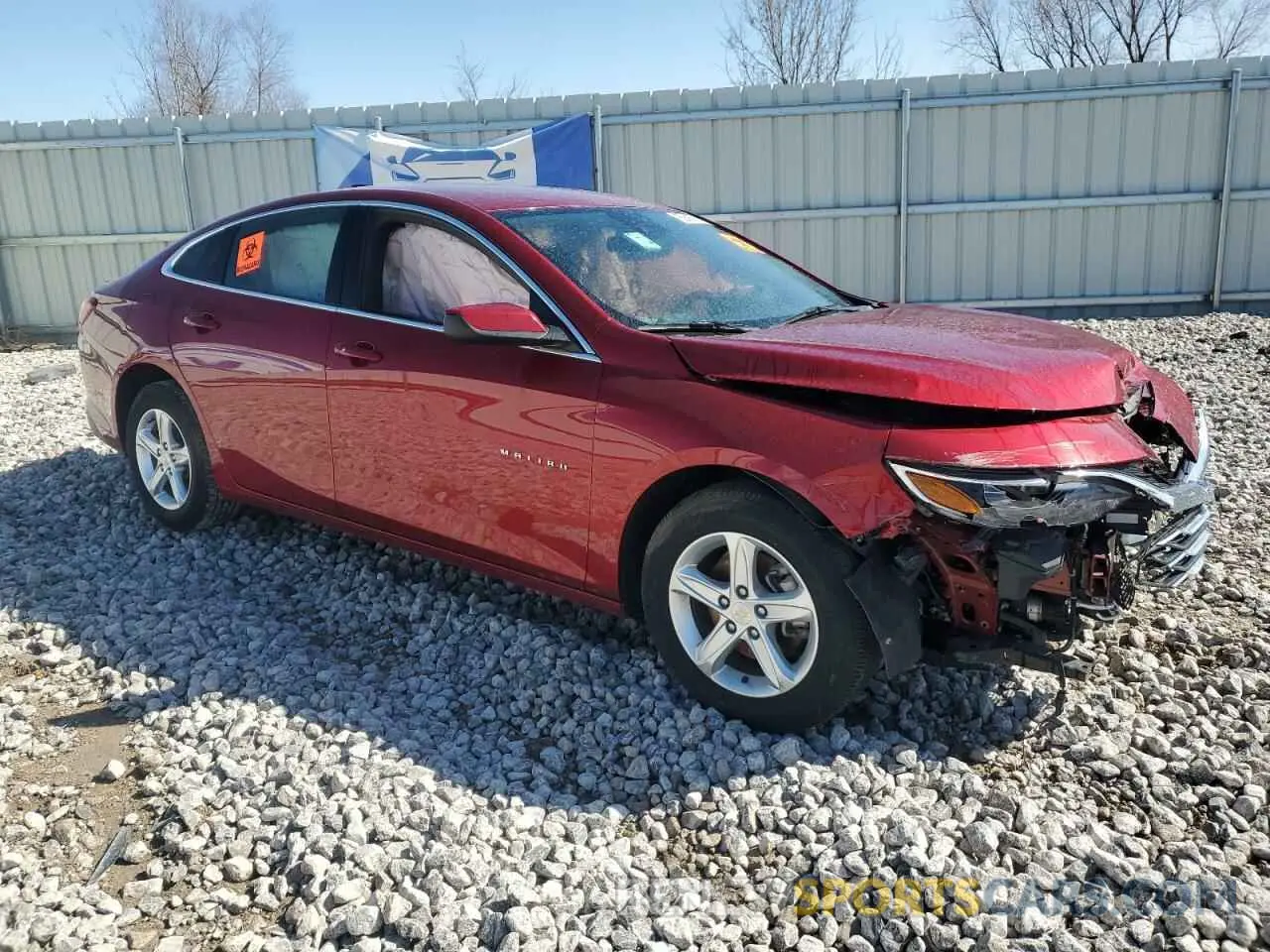 4 fotografías del automóvil dañado 1G1ZD5ST8RF111270 CHEVROLET MALIBU 2024