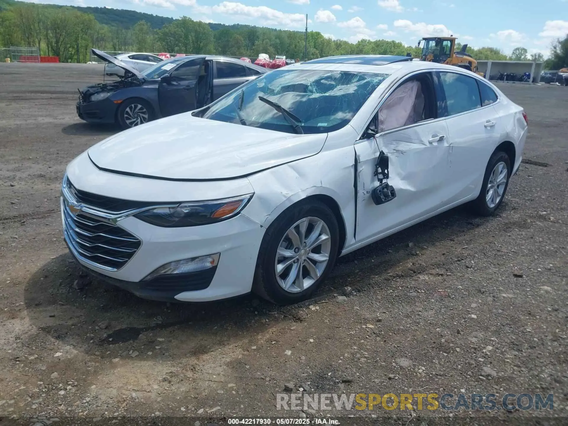 2 fotografías del automóvil dañado 1G1ZD5ST8RF131227 CHEVROLET MALIBU 2024