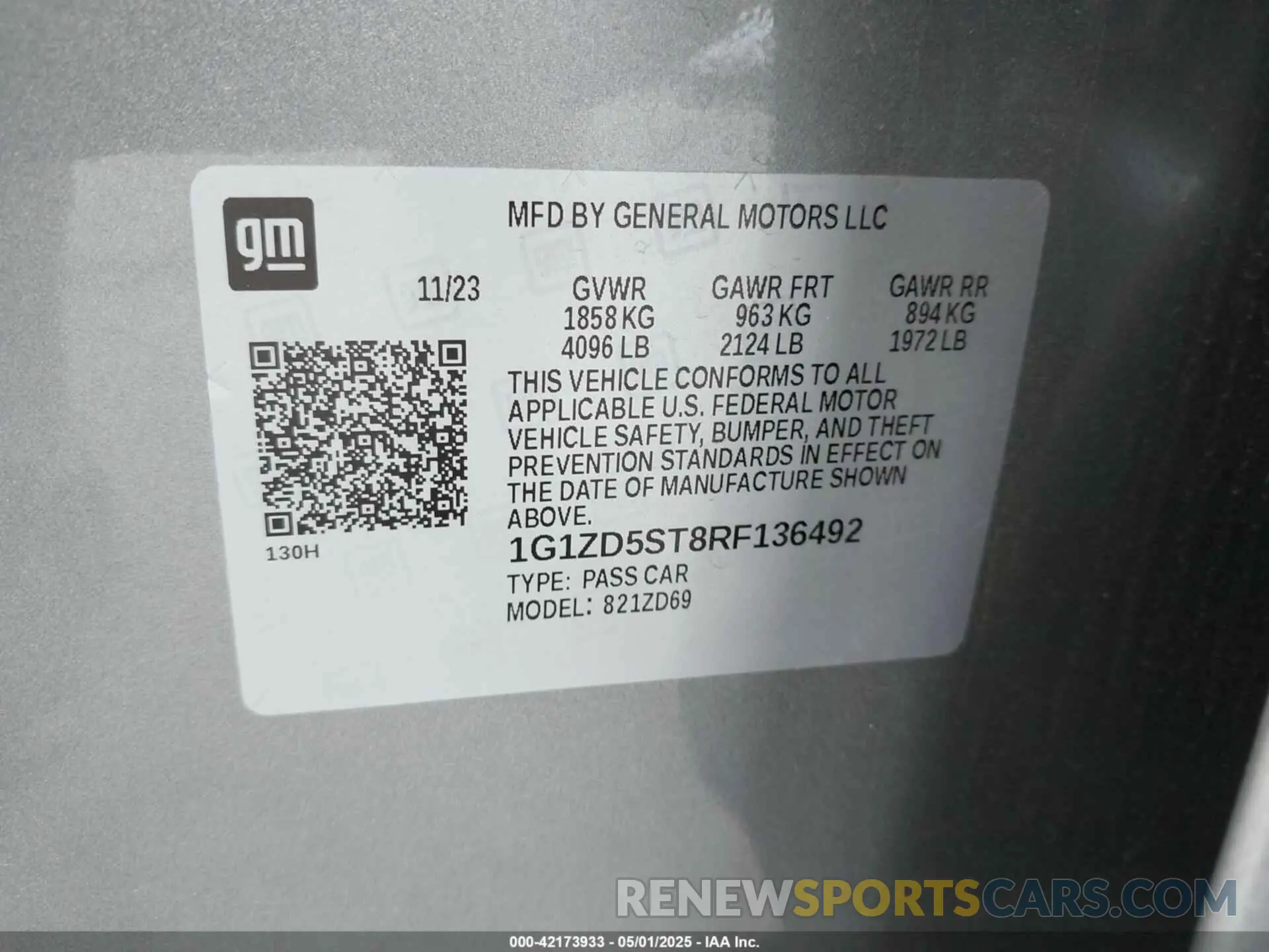 9 fotografías del automóvil dañado 1G1ZD5ST8RF136492 CHEVROLET MALIBU 2024