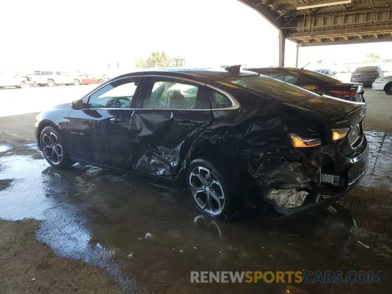 2 fotografías del automóvil dañado 1G1ZD5ST8RF175504 CHEVROLET MALIBU 2024