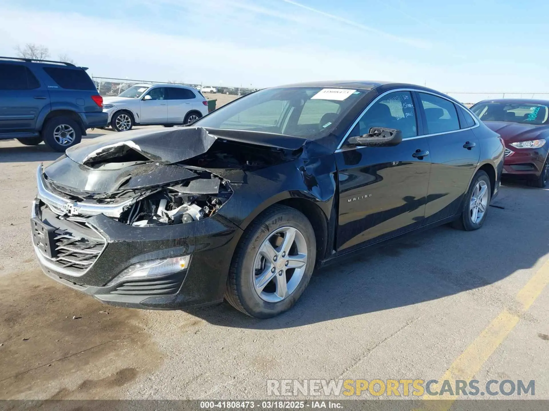 2 fotografías del automóvil dañado 1G1ZD5ST8RF177513 CHEVROLET MALIBU 2024