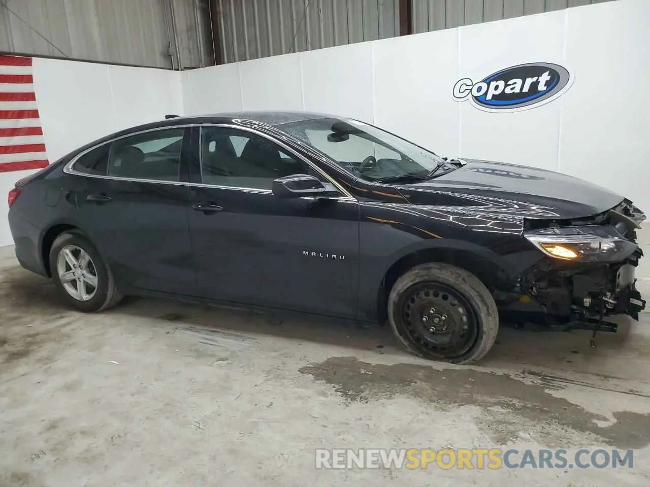 4 fotografías del automóvil dañado 1G1ZD5ST8RF180492 CHEVROLET MALIBU 2024
