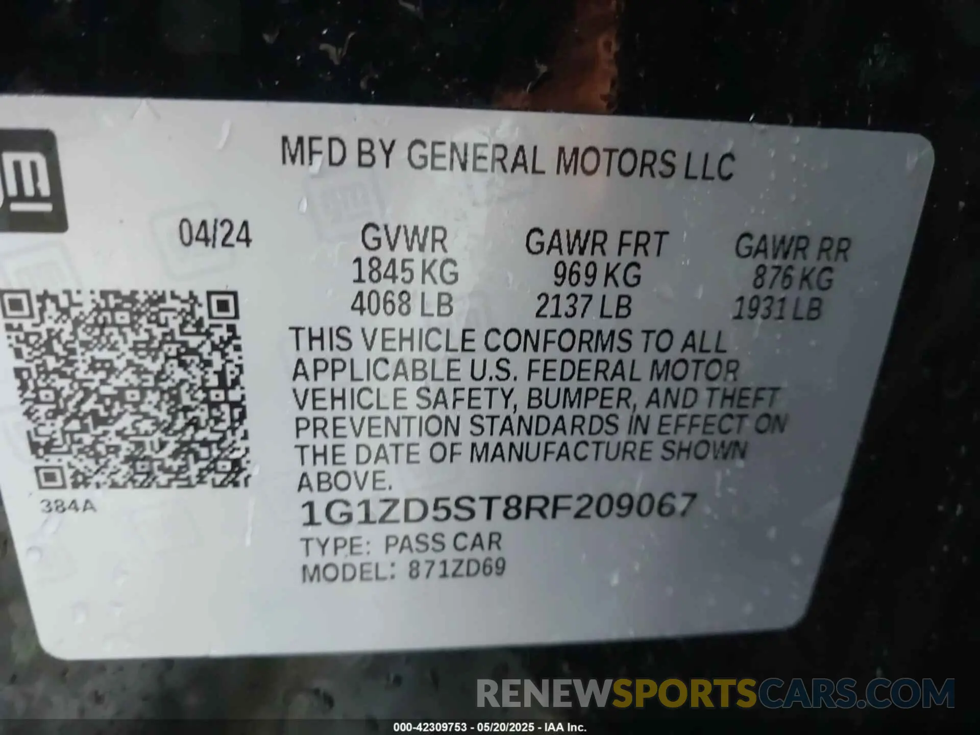 9 fotografías del automóvil dañado 1G1ZD5ST8RF209067 CHEVROLET MALIBU 2024