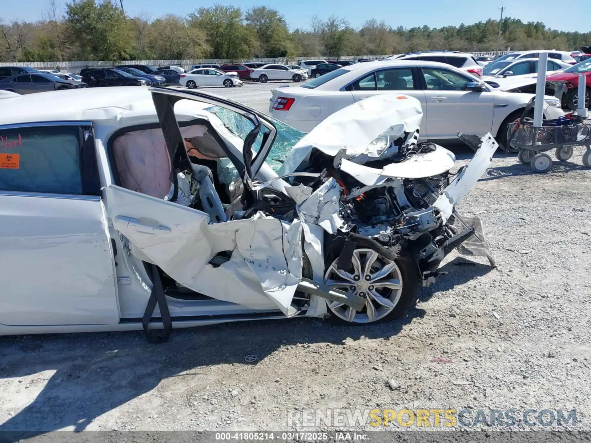 17 fotografías del automóvil dañado 1G1ZD5ST9RF114940 CHEVROLET MALIBU 2024