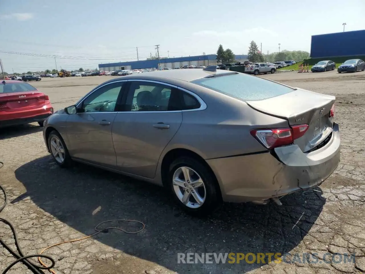 2 fotografías del automóvil dañado 1G1ZD5STXRF218191 CHEVROLET MALIBU 2024