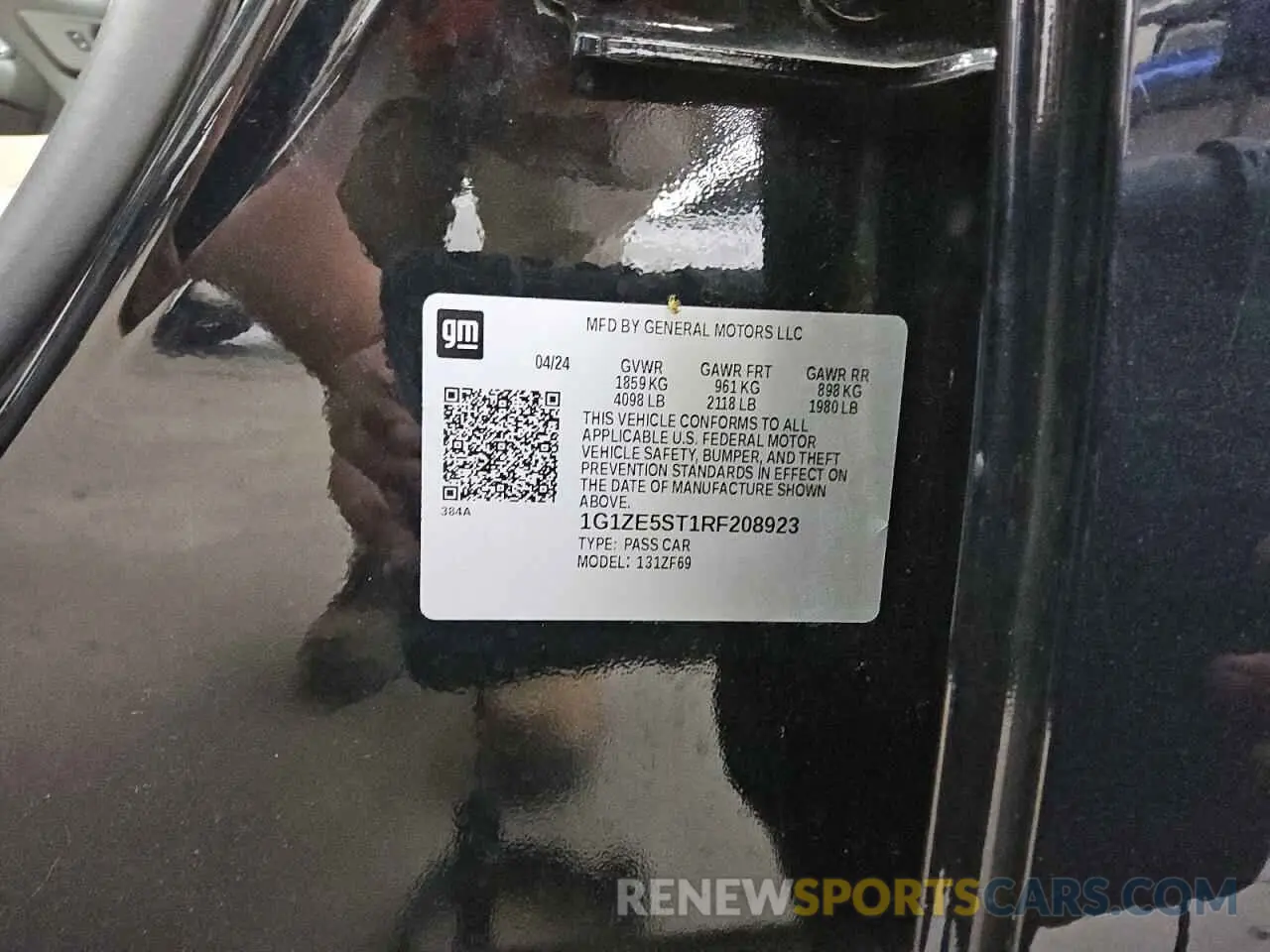 13 fotografías del automóvil dañado 1G1ZE5ST1RF208923 CHEVROLET MALIBU 2024
