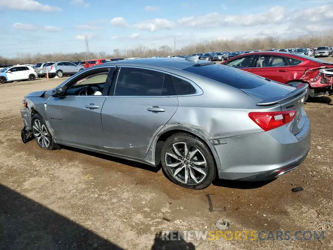 2 fotografías del automóvil dañado 1G1ZG5ST0RF136316 CHEVROLET MALIBU 2024