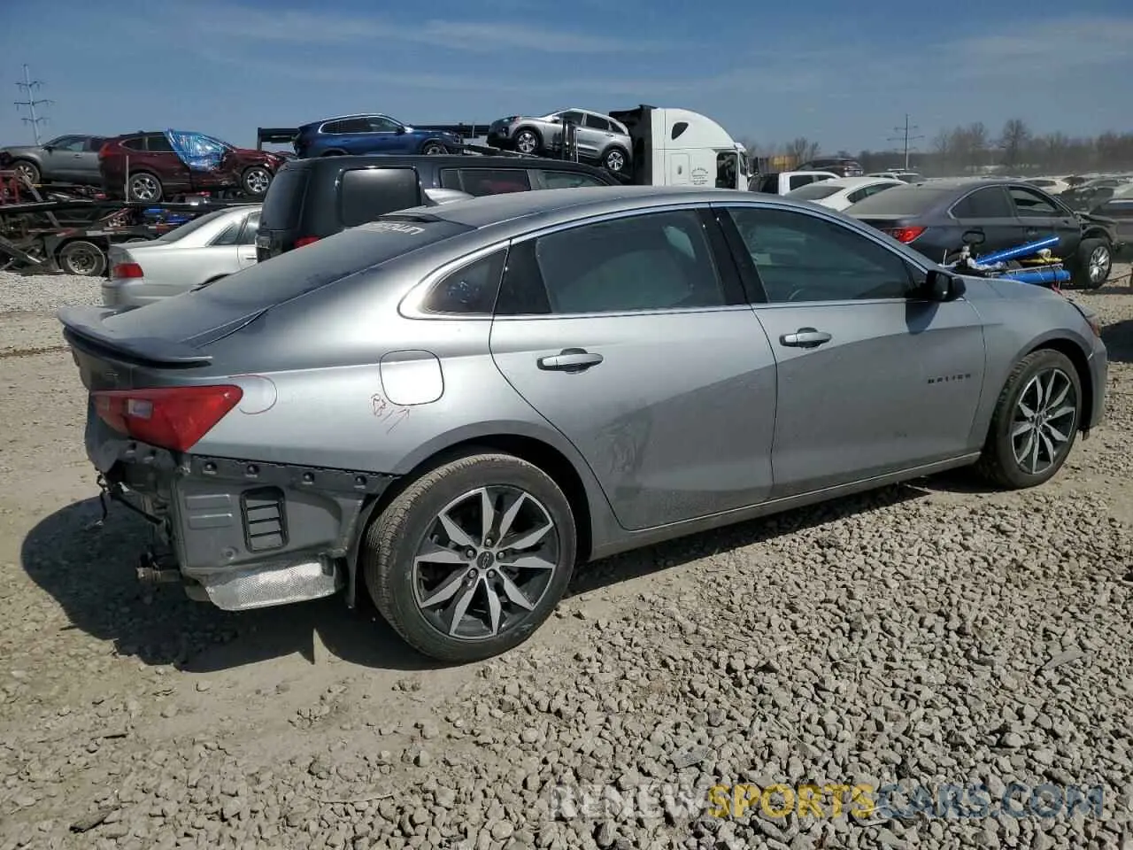 3 fotografías del automóvil dañado 1G1ZG5ST1RF154727 CHEVROLET MALIBU 2024