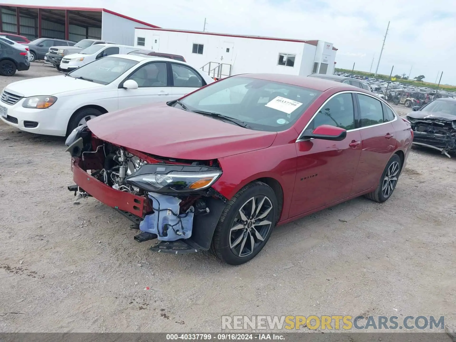 2 fotografías del automóvil dañado 1G1ZG5ST1RF240409 CHEVROLET MALIBU 2024
