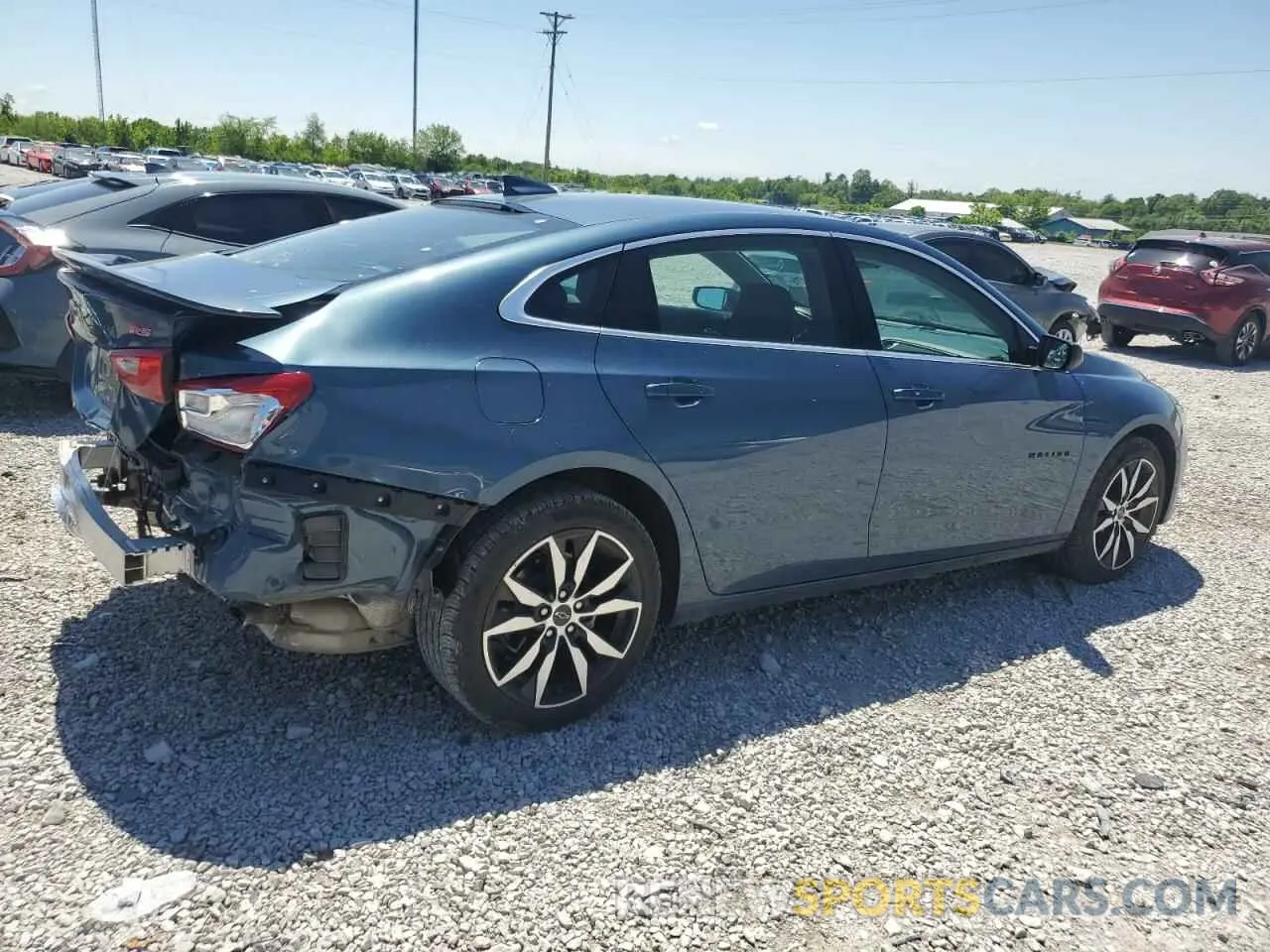 3 fotografías del automóvil dañado 1G1ZG5ST1RF246338 CHEVROLET MALIBU 2024