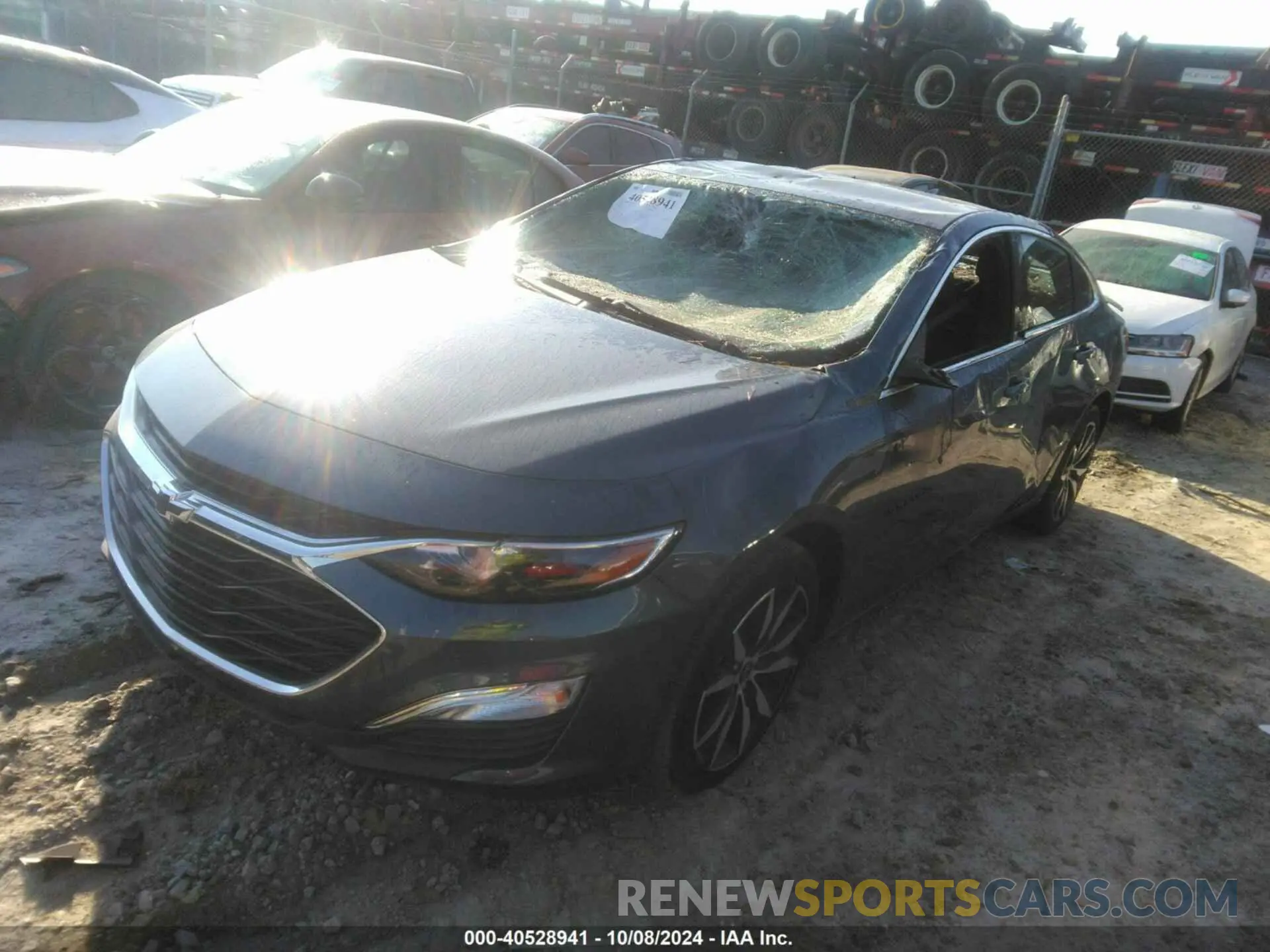 2 fotografías del automóvil dañado 1G1ZG5ST5RF151877 CHEVROLET MALIBU 2024