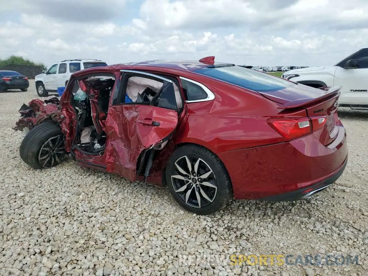 2 fotografías del automóvil dañado 1G1ZG5ST7RF104494 CHEVROLET MALIBU 2024