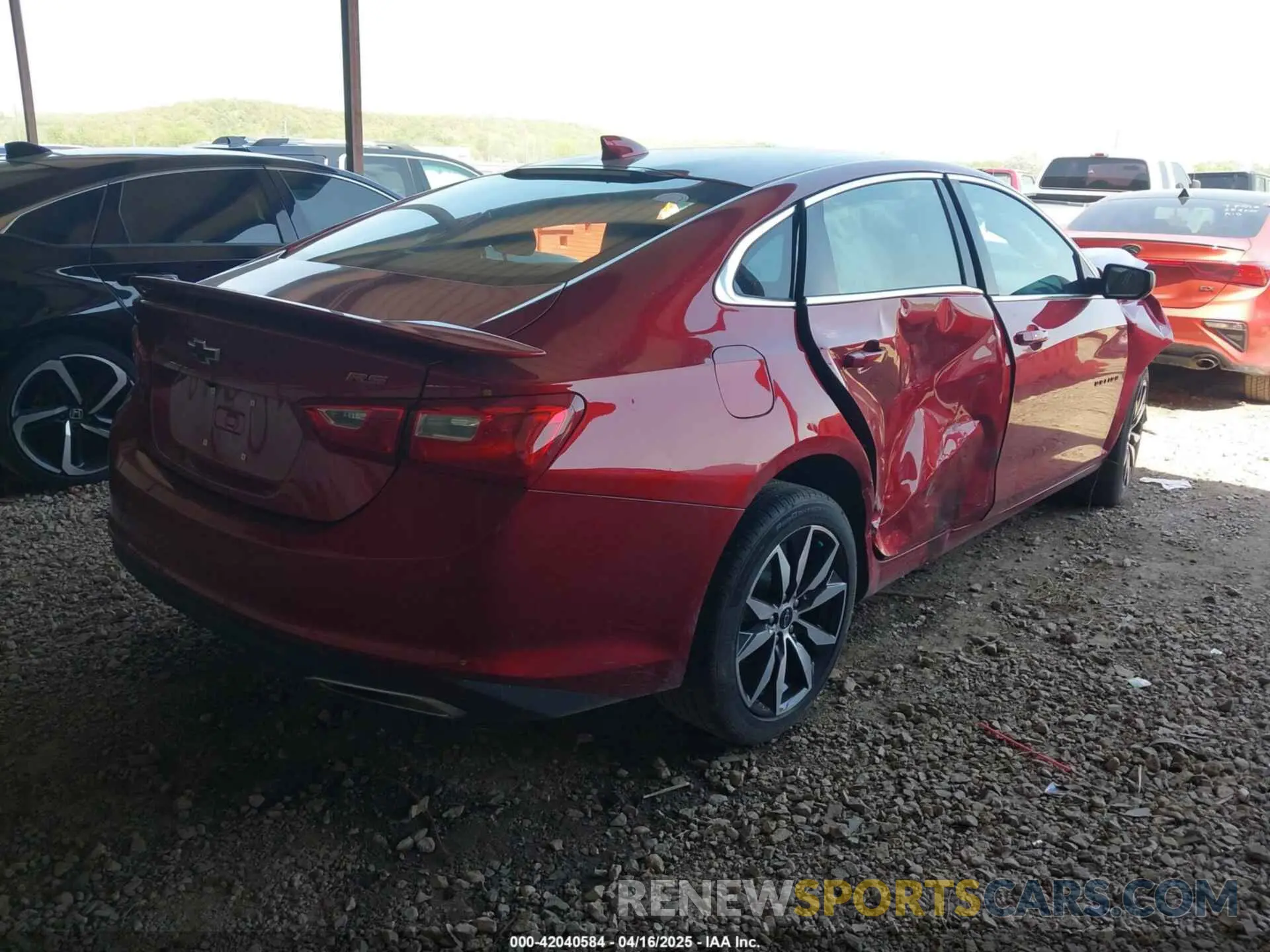 4 fotografías del automóvil dañado 1G1ZG5STXRF247424 CHEVROLET MALIBU 2024
