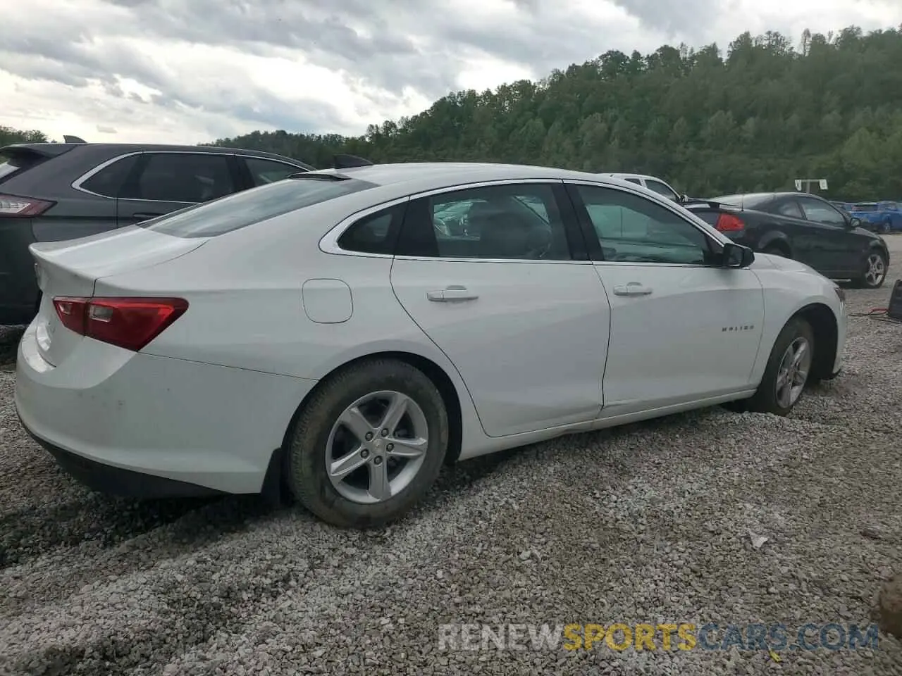3 fotografías del automóvil dañado 1G1ZC5STXSF110565 CHEVROLET MALIBU 2025