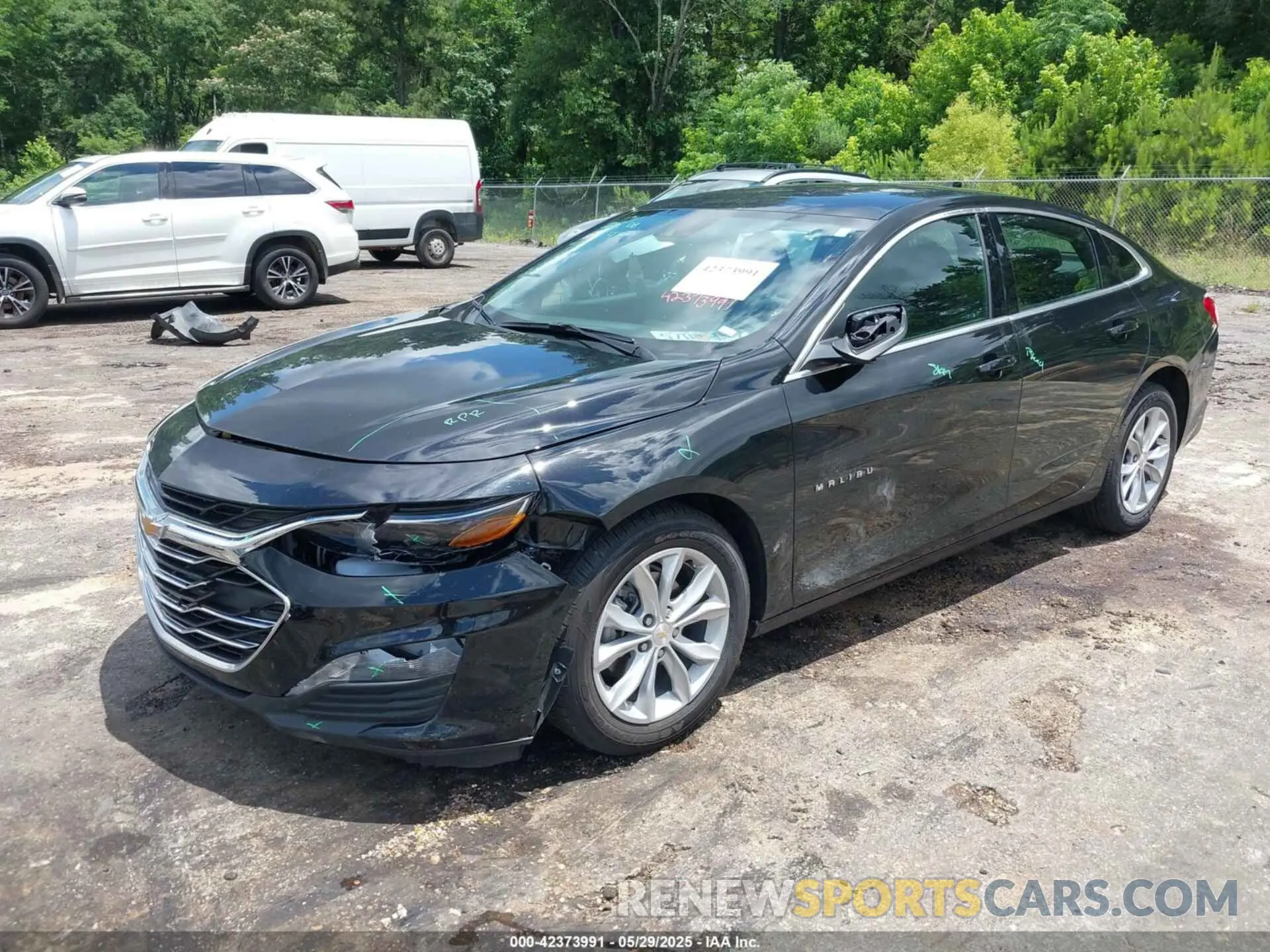 2 fotografías del automóvil dañado 1G1ZD5ST0SF152935 CHEVROLET MALIBU 2025
