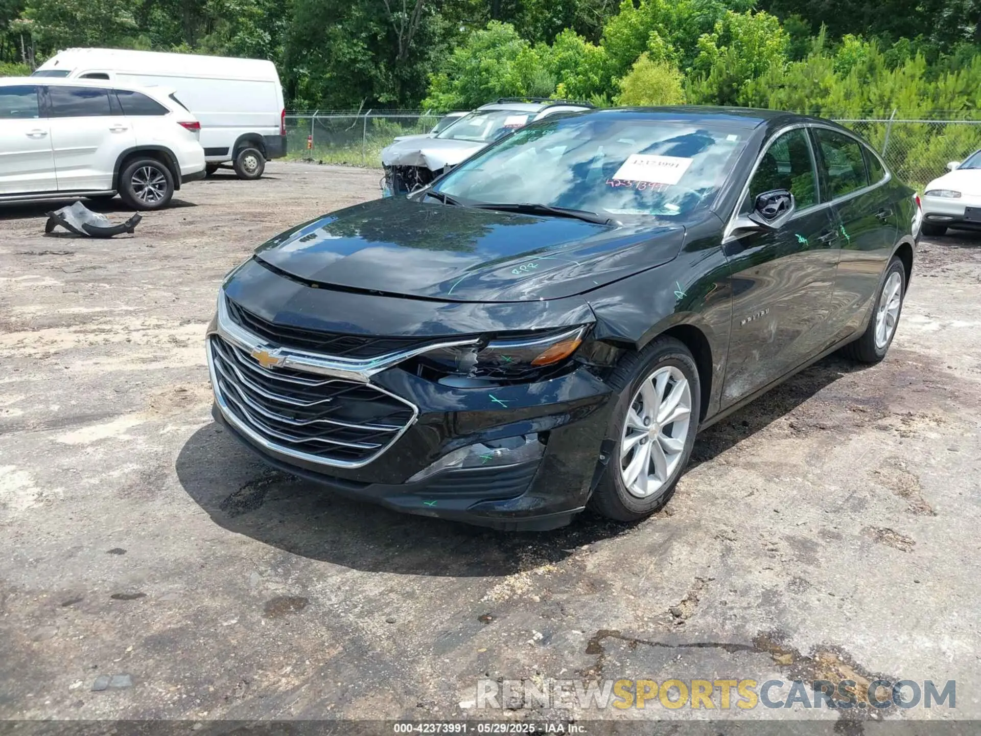 6 fotografías del automóvil dañado 1G1ZD5ST0SF152935 CHEVROLET MALIBU 2025