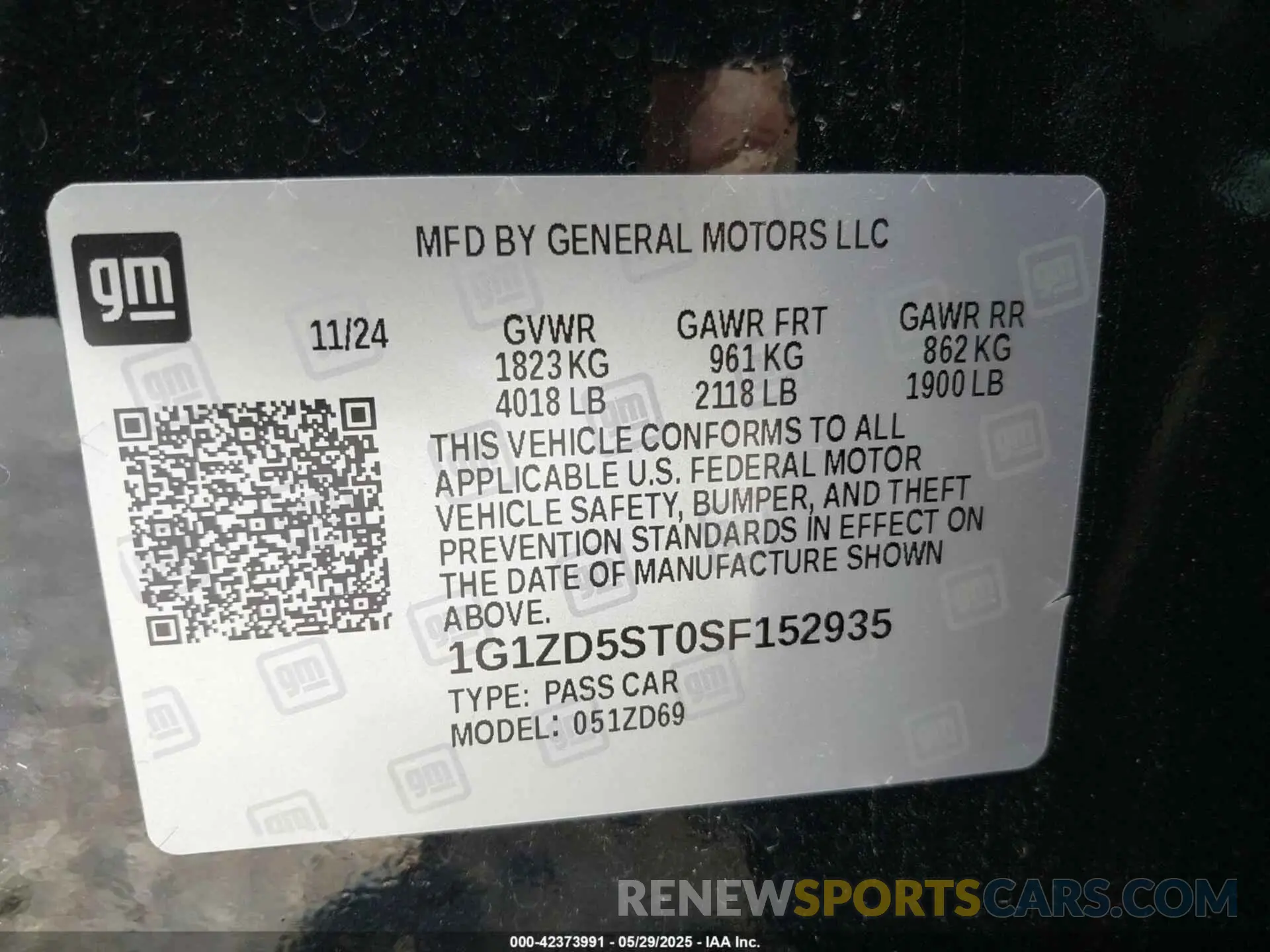 9 fotografías del automóvil dañado 1G1ZD5ST0SF152935 CHEVROLET MALIBU 2025