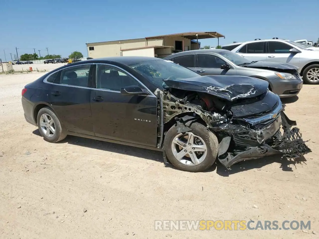 4 fotografías del automóvil dañado 1G1ZD5ST1SF103582 CHEVROLET MALIBU 2025