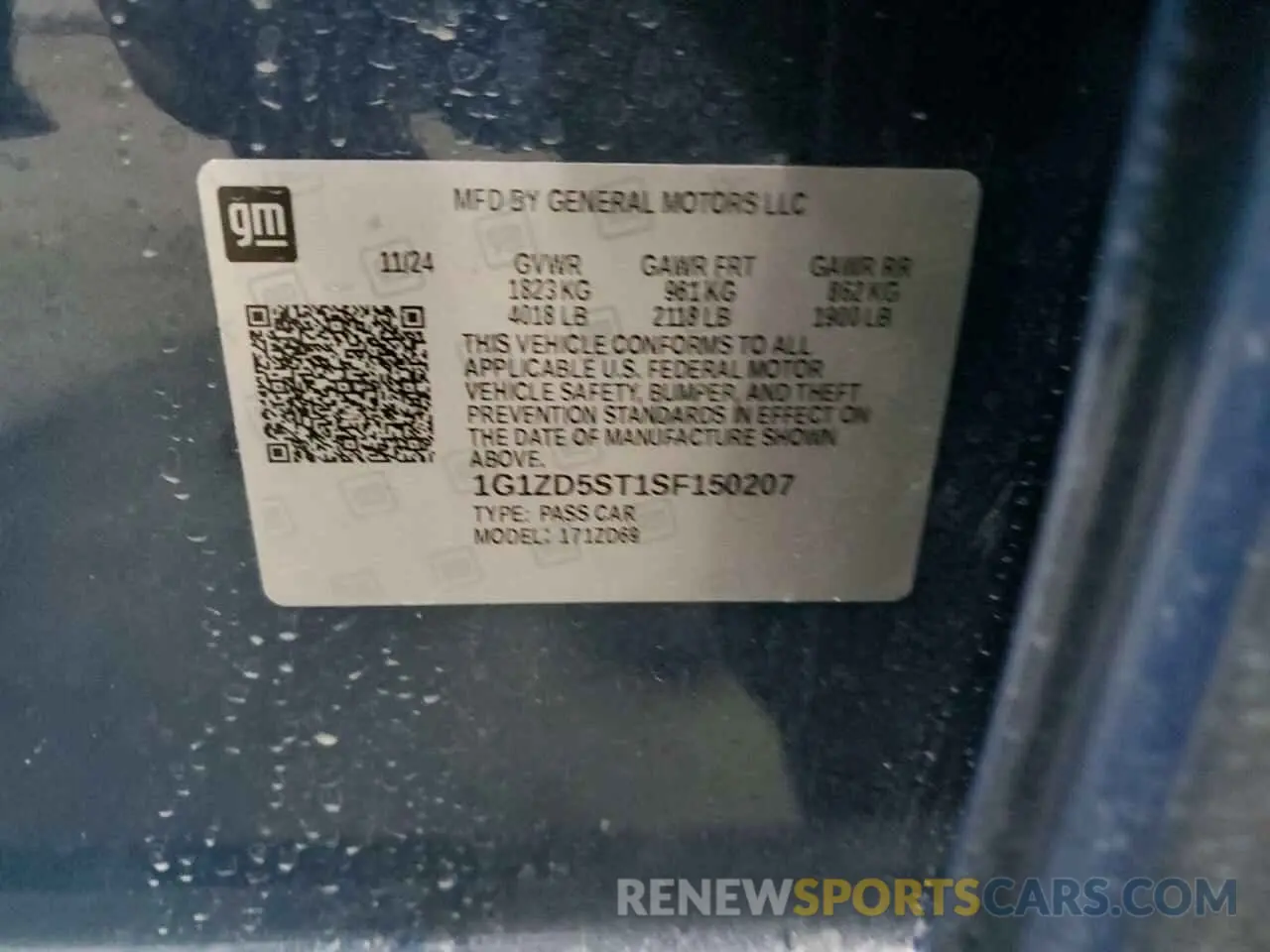 13 fotografías del automóvil dañado 1G1ZD5ST1SF150207 CHEVROLET MALIBU 2025