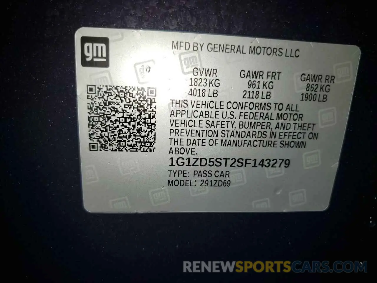 12 fotografías del automóvil dañado 1G1ZD5ST2SF143279 CHEVROLET MALIBU 2025