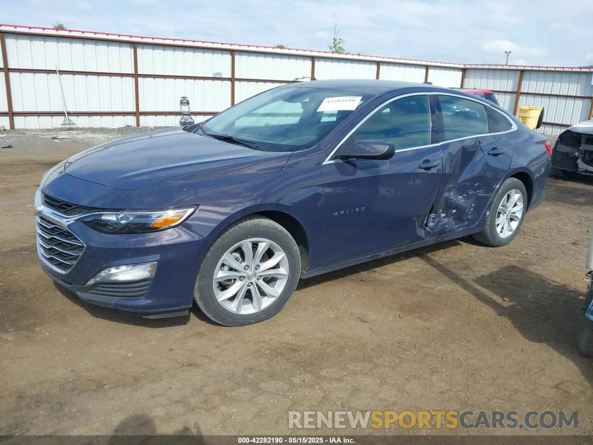 2 fotografías del automóvil dañado 1G1ZD5ST3SF139662 CHEVROLET MALIBU 2025